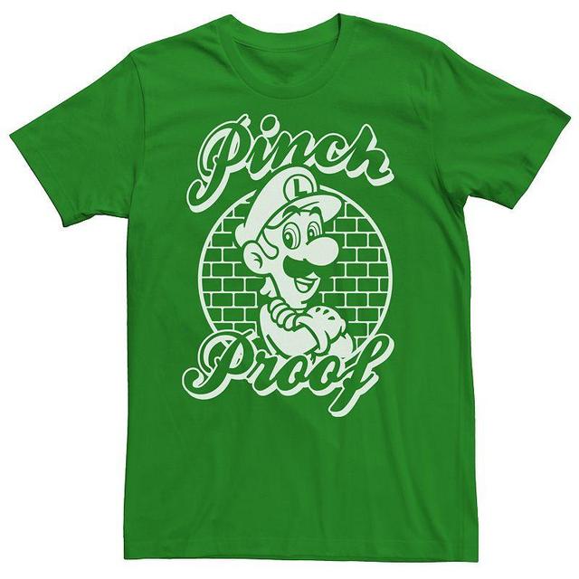 Mens Nintendo Luigi St. Patricks Day Tee Product Image