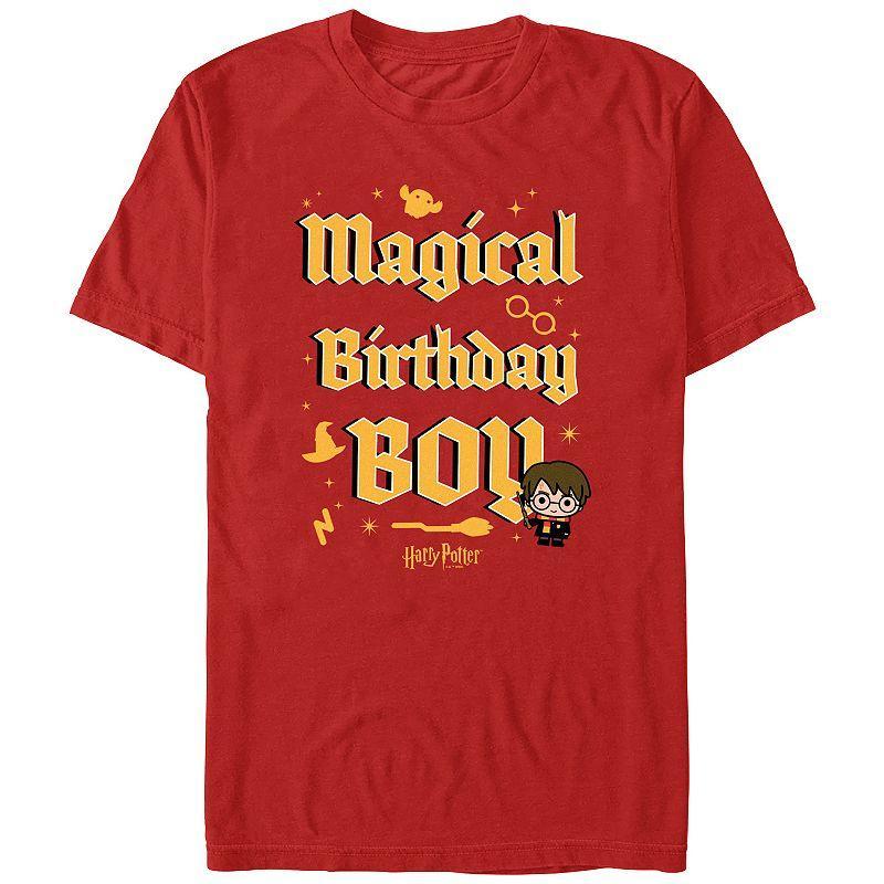 Mens Harry Potter Magical Birthday Boy Graphic Tee Product Image