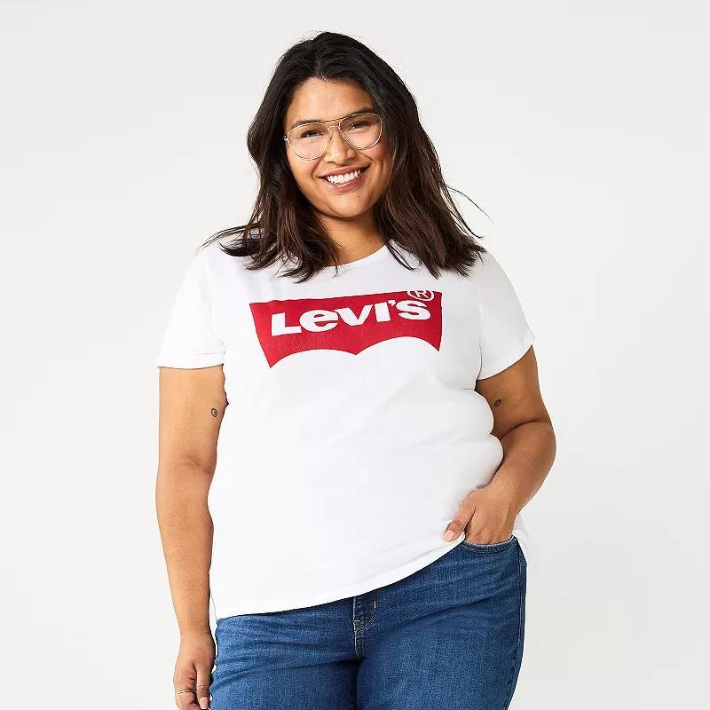 Plus Size Levis Logo Perfect Tee, Womens Product Image