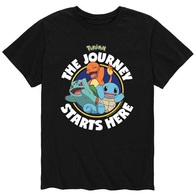 Mens Pokemon Journey Starts Tee Product Image