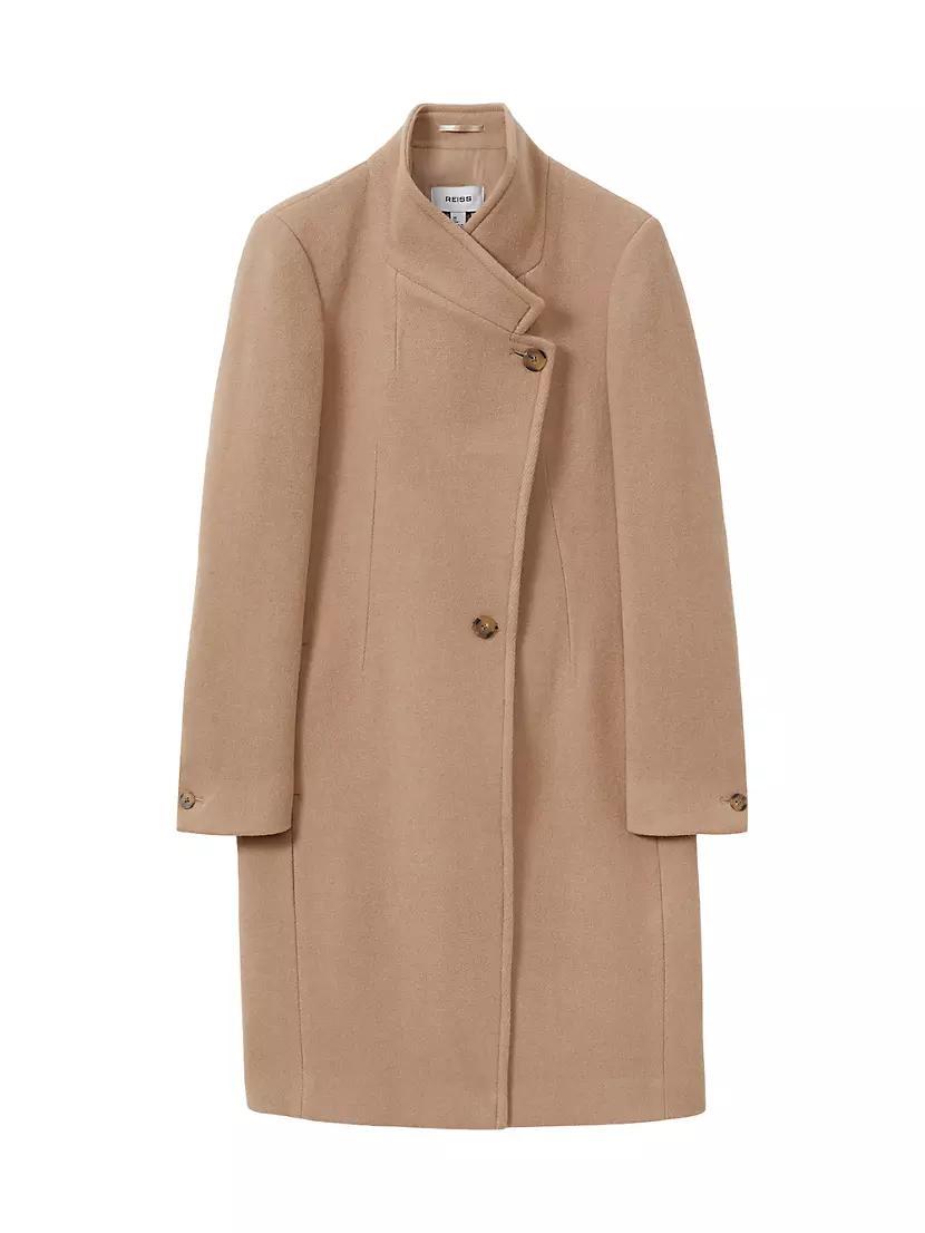 Maude Wool-Blend Wrap Coat Product Image