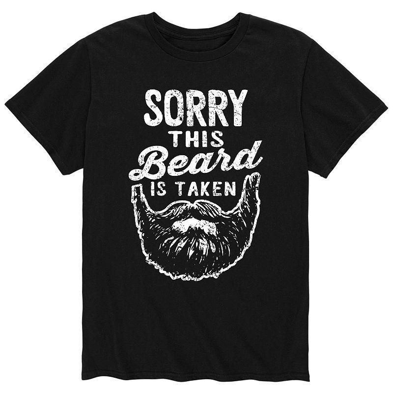 Mens Sorry This Beard Is Taken Tee Black Product Image