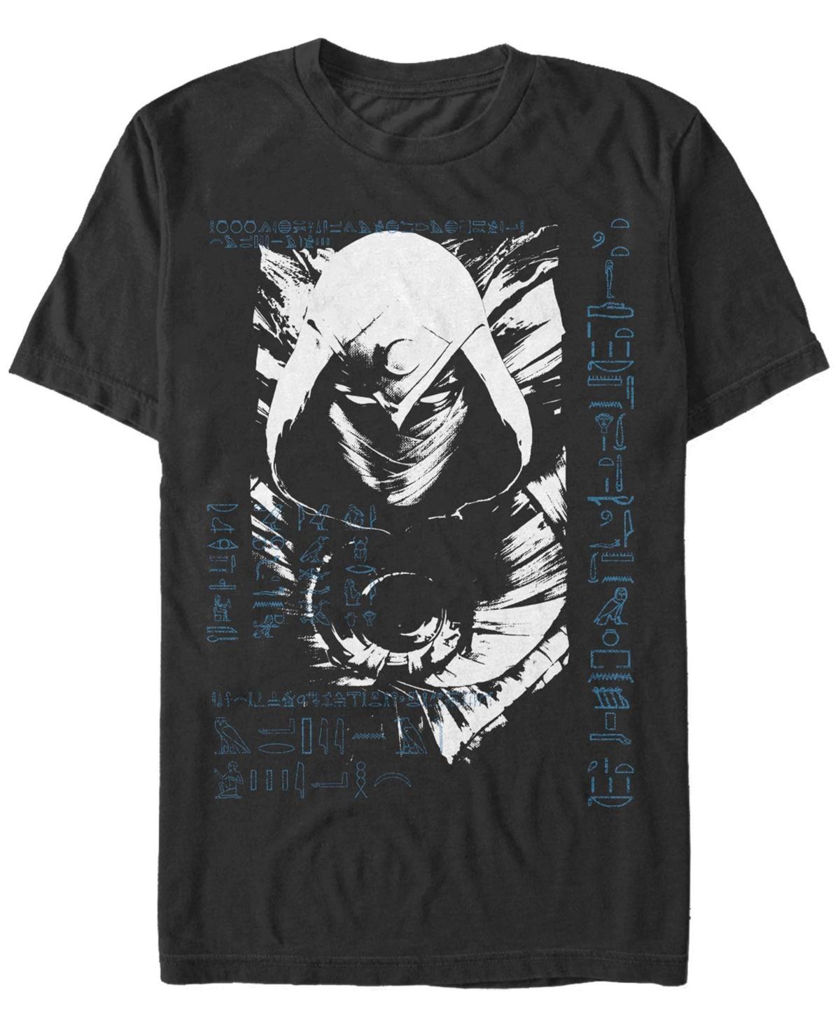 Mens Moon Knight Grunge Short Sleeve T-shirt Product Image