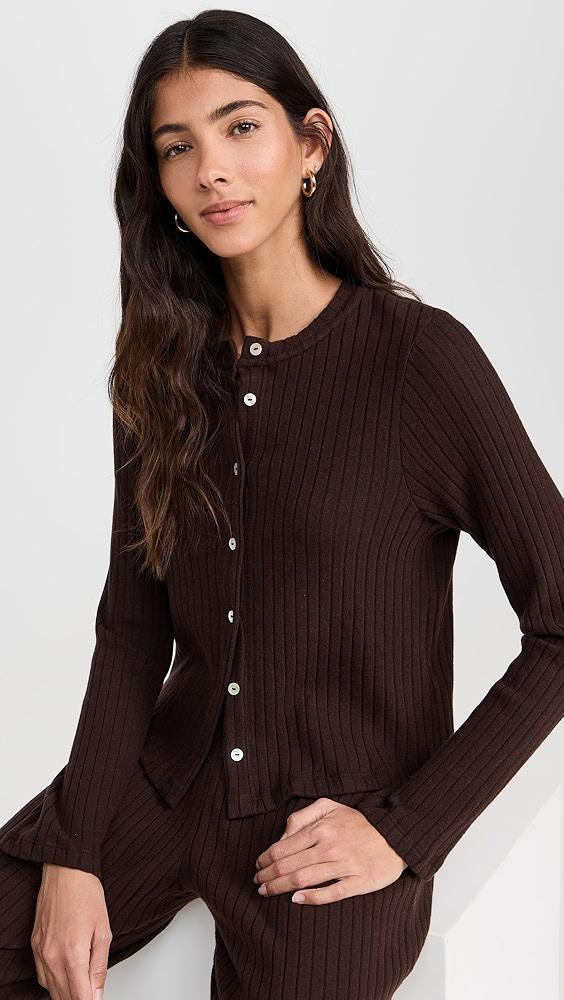 DONNI. The Sweater Rib Cardi | Shopbop Product Image