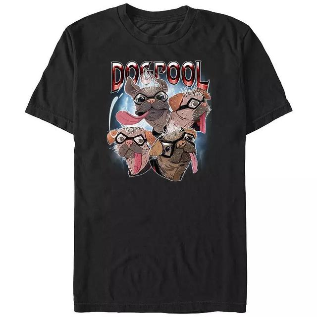 Big & Tall Marvel Deadpool & Wolverine Dogpool Faces Graphic Tee, Mens Product Image