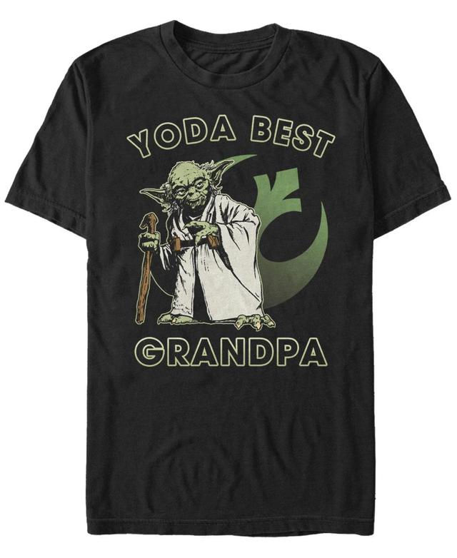 Mens Star Wars Yoda Best Grandpa Graphic Tee Product Image