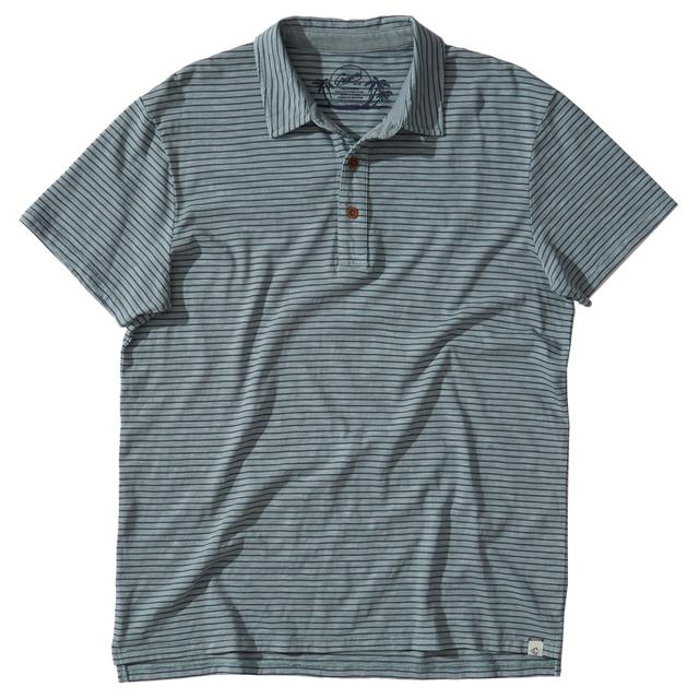 Malaga Cove Stripe Polo - Abyss Stripe (Final Sale) Product Image