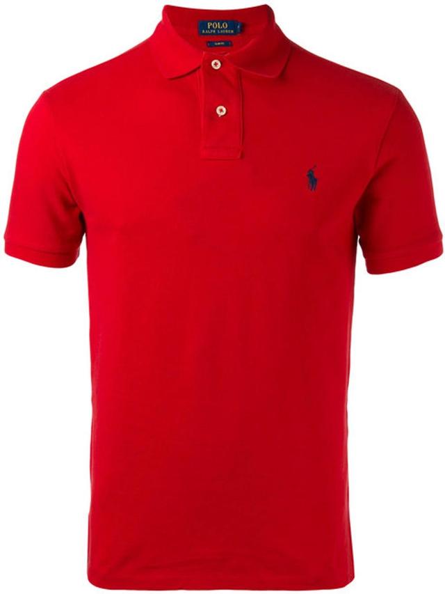 Slim-fit Polo Shirt In Red Product Image