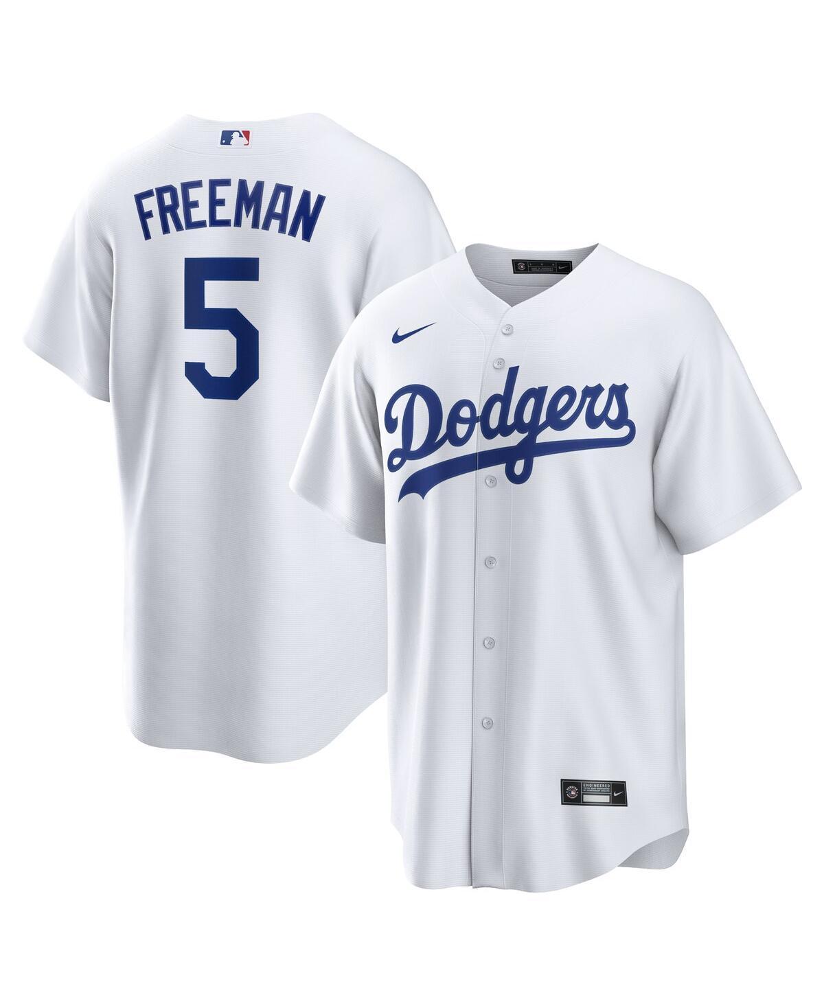 Mens Nike Freddie Freeman Los Angeles Dodgers Replica Player Jersey - White Product Image