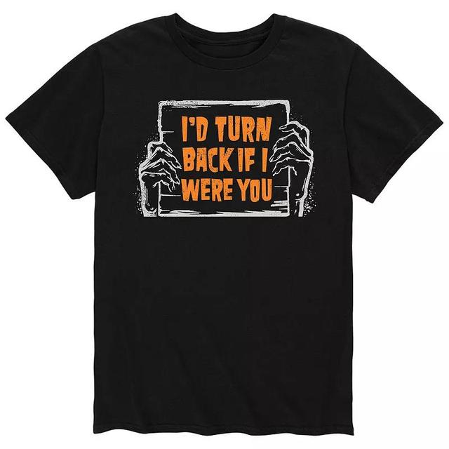 Mens Id Turn Back If I Were You Halloween Tee Product Image