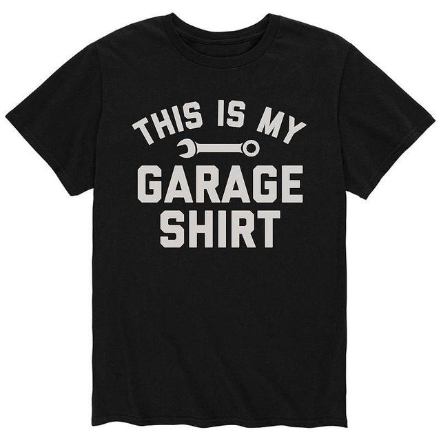 Mens This Is My Garage Tee Grey Product Image