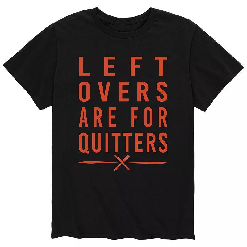 Mens Leftovers Are For Quitters Tee Product Image