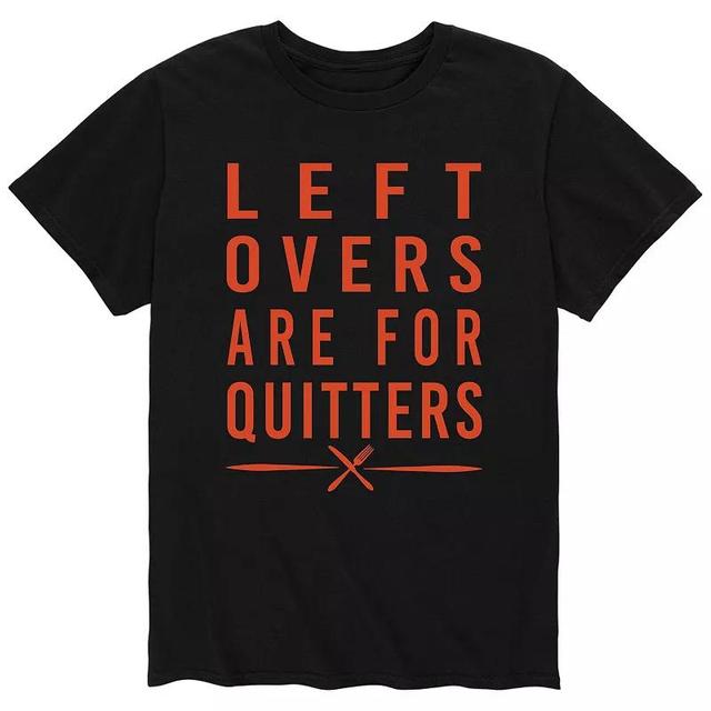 Mens Leftovers Are For Quitters Tee Product Image