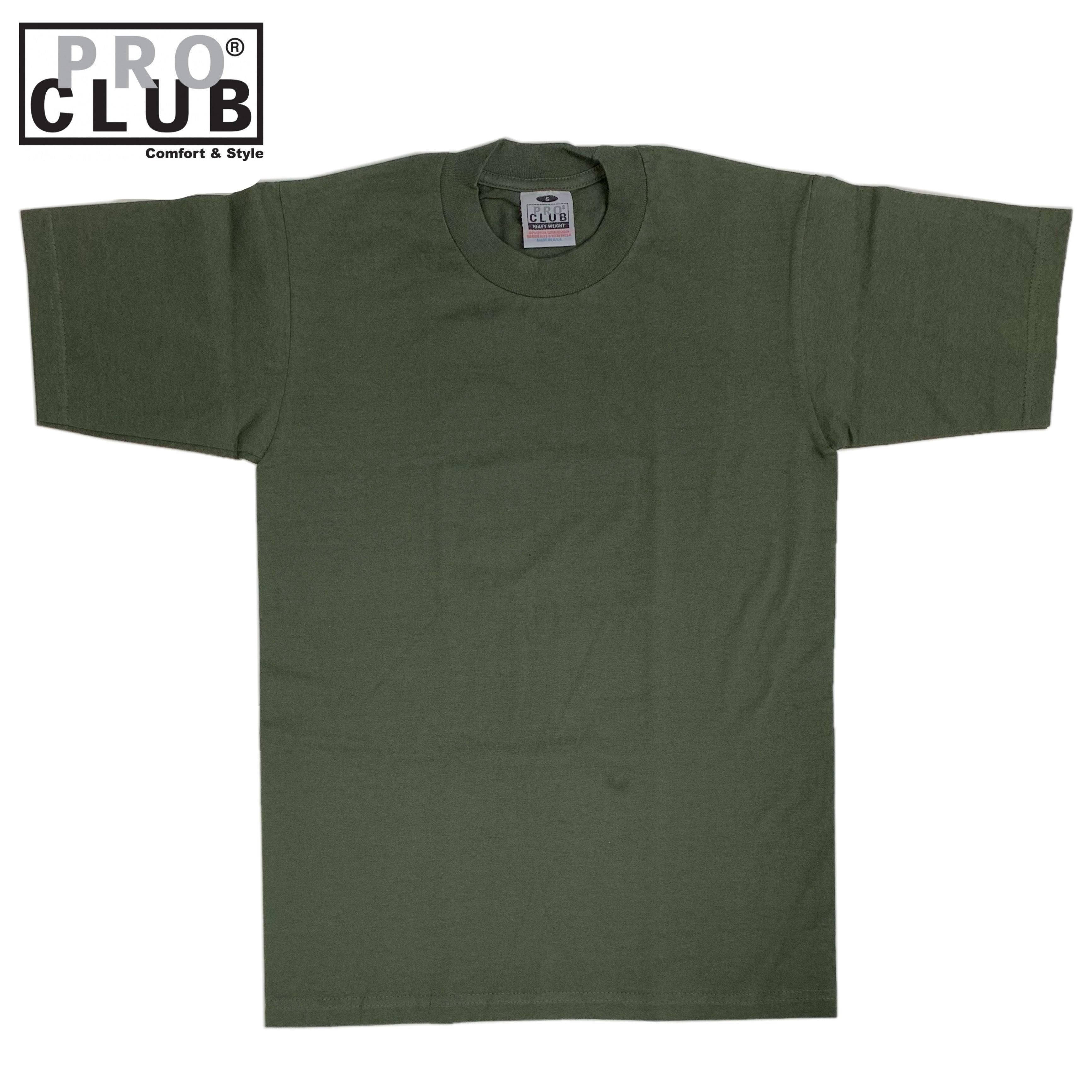 Pro Club Men's Heavyweight Cotton Short Sleeve Crew Neck T-Shirt (More Colors) Male Product Image