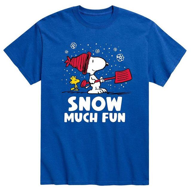 Mens Peanuts Snoopy Snow Much Fun Tee Product Image