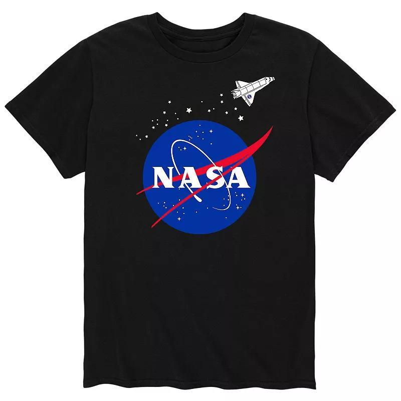 Mens NASA Logo & Spaceship Tee Product Image