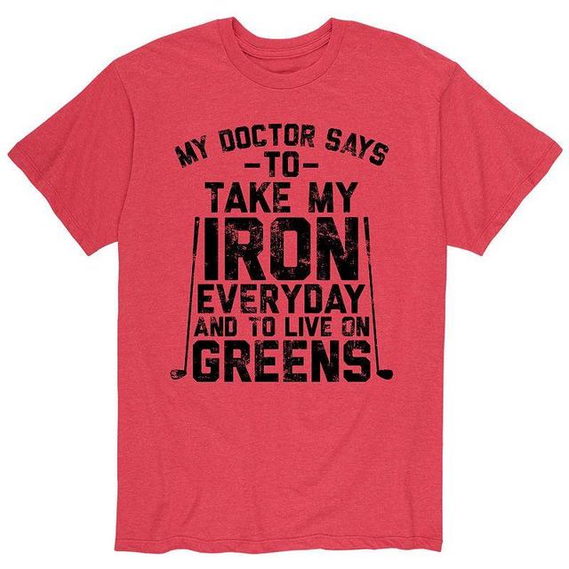 Mens Take My Iron And Live On Greens Tee Product Image