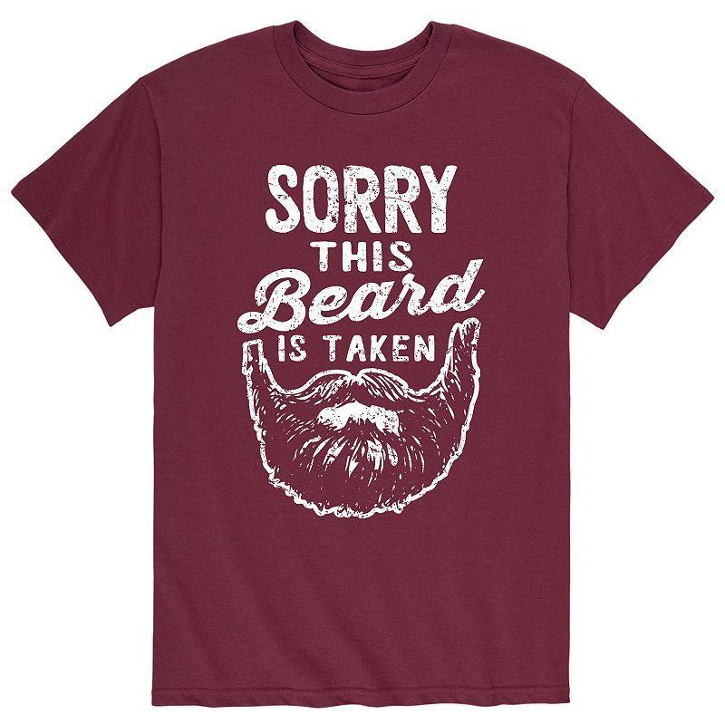 Mens Sorry This Beard Is Taken Tee Black Product Image