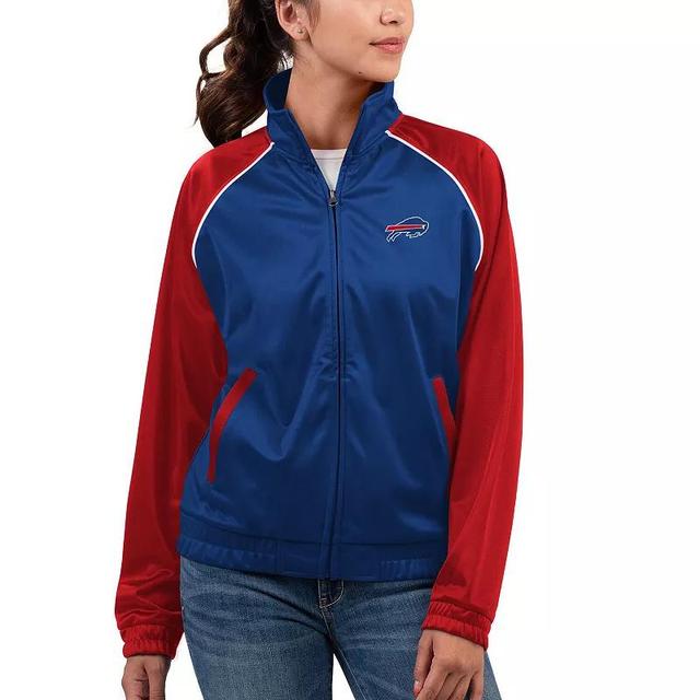 Womens G-III 4Her by Carl Banks Royal Buffalo Bills Showup Fashion Dolman Full-Zip Track Jacket Product Image