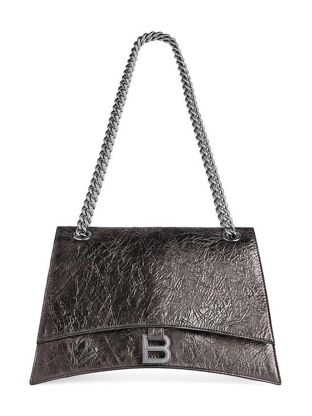 Womens Crush Medium Chain Bag Metallized Product Image