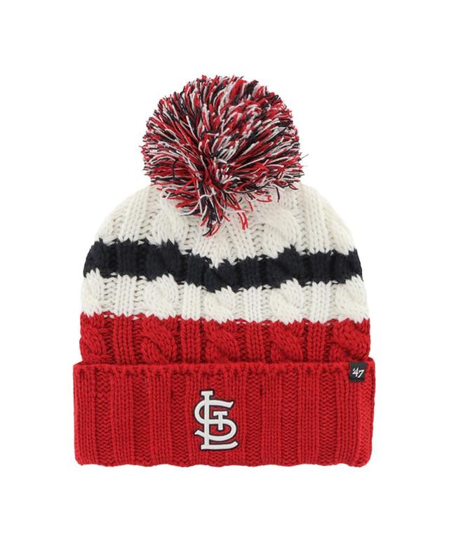 Womens 47 /Red St. Louis Cardinals Ashfield Cuffed Knit Hat with Pom Product Image