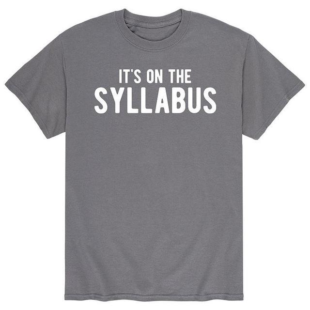 Mens Its On The Syllabus Tee Product Image