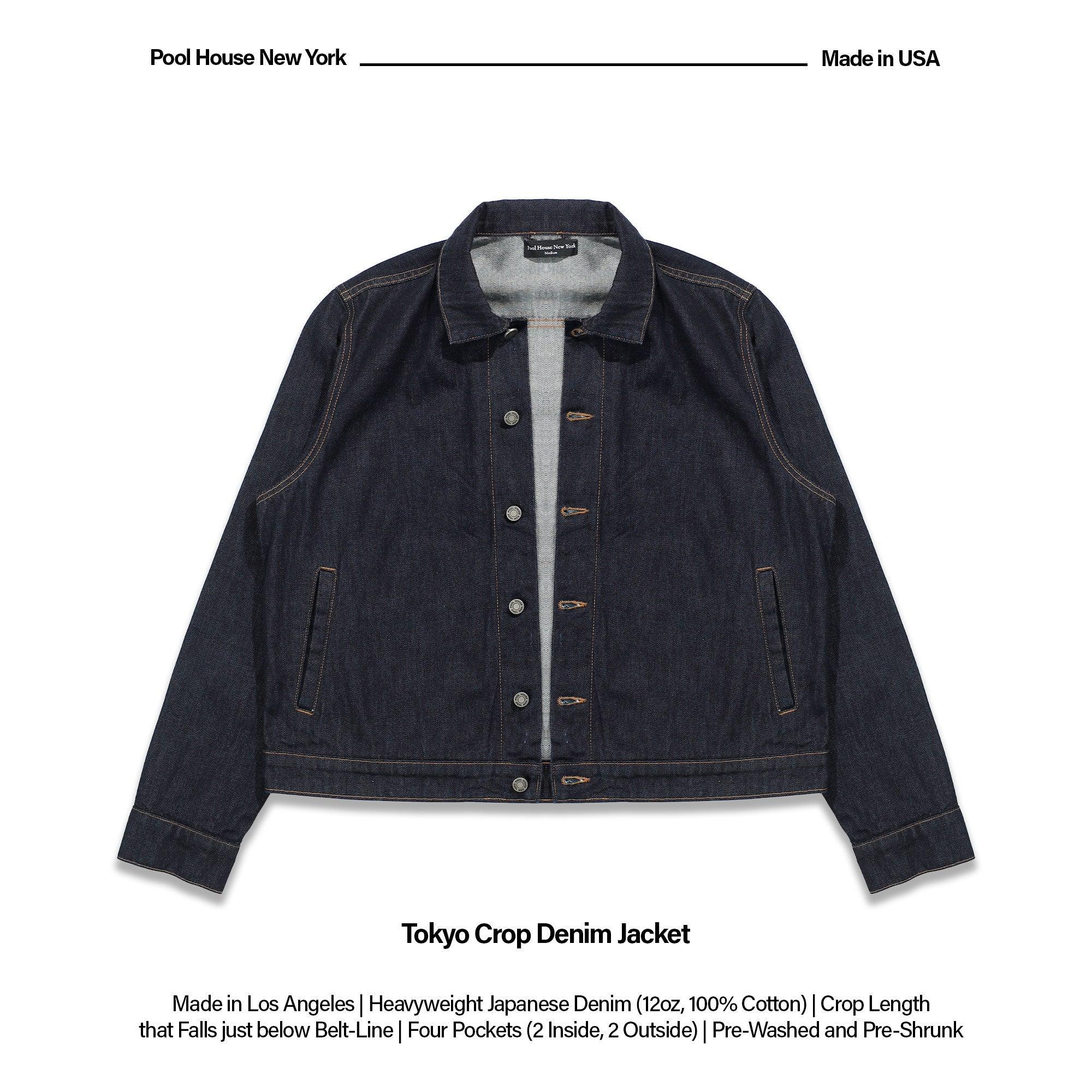 The Tokyo Crop Denim Jacket Product Image