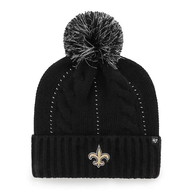 Womens 47 New Orleans Saints Bauble Cuffed Knit Hat with Pom Product Image