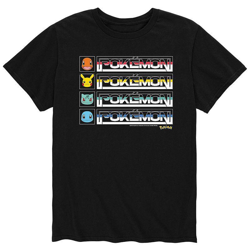 Mens Pokemon Retro Logo Tee Product Image