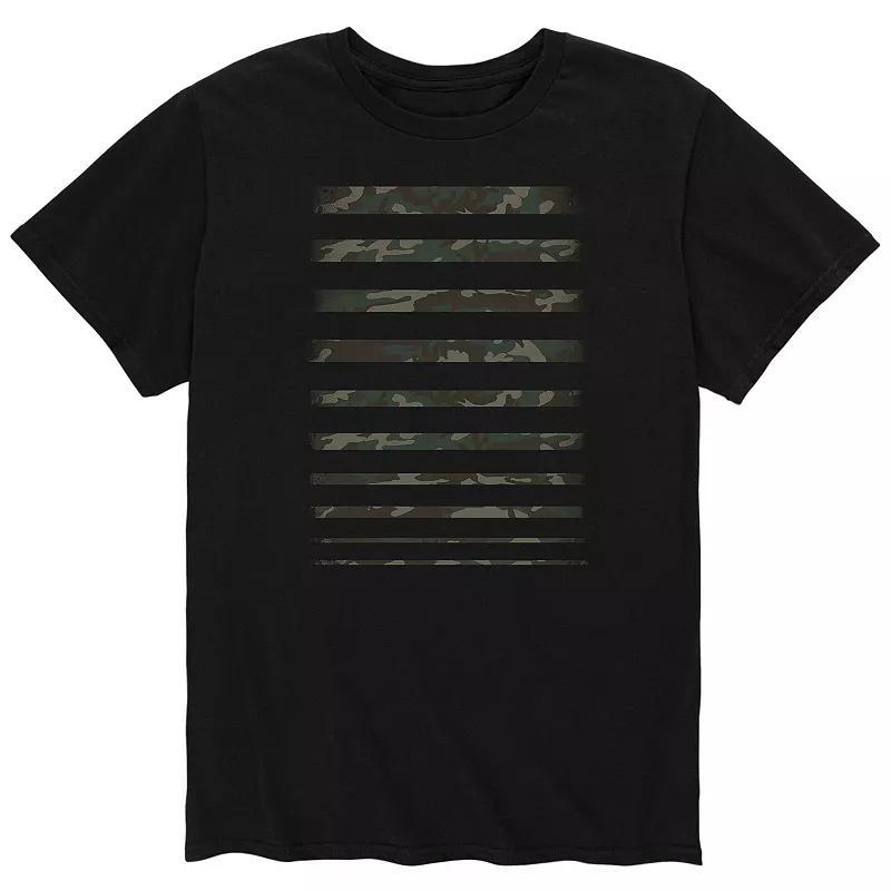 Mens Camo Stripe Graphic Tee Product Image