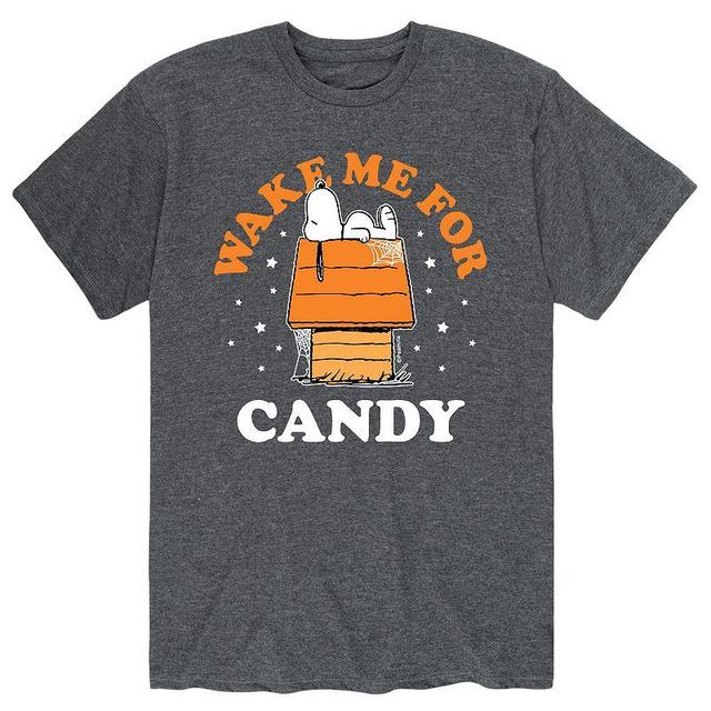 Mens Peanuts Wake Me Up Candy Tee Product Image