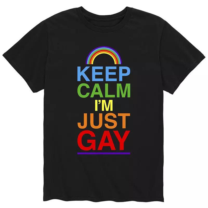 Mens Keep Calm Pride Tee Product Image