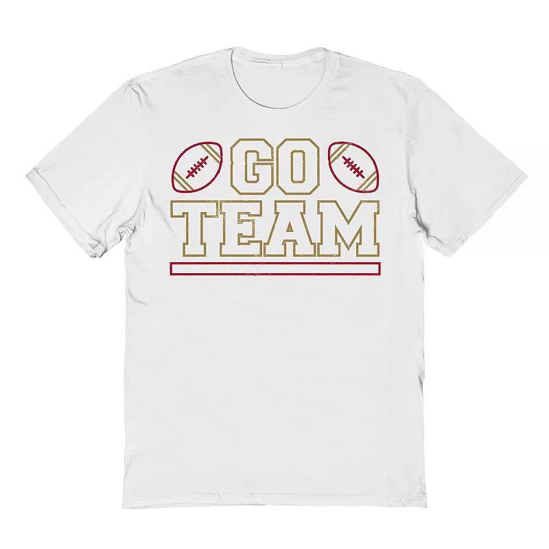 Mens Go Team Graphic T-shirt Product Image