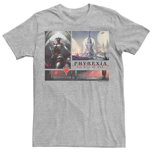 Mens Magic: the Gathering Phyrexia: All Will Be One Phyrexia Scenes Tee Athletic Grey Product Image