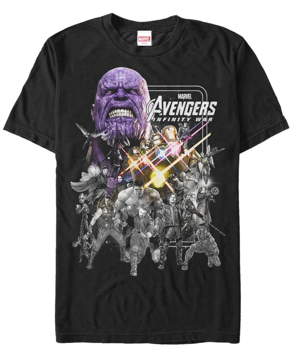 Mens Marvel Avengers Infinity War Pencil Graphic Tee Product Image