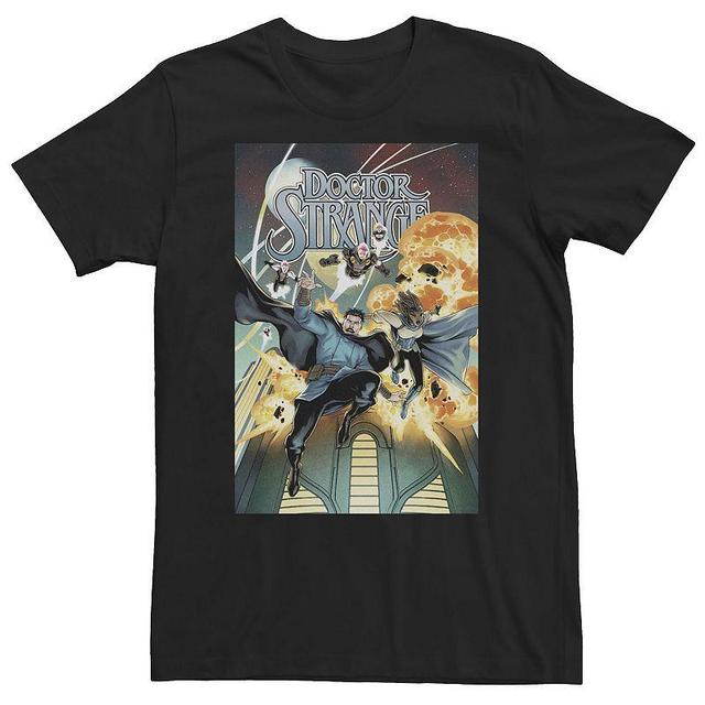 Big & Tall Marvel Doctor Strange Jump Comic Cover Tee, Mens Product Image