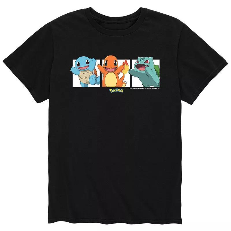 Mens Pokemon Character Squares Tee Product Image