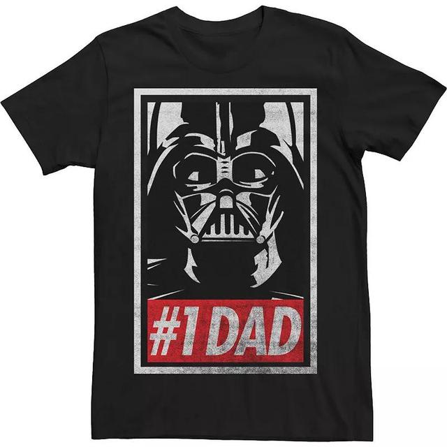 Big & Tall Star Wars Darth Vader #1 DAD Propaganda Tee, Mens Product Image