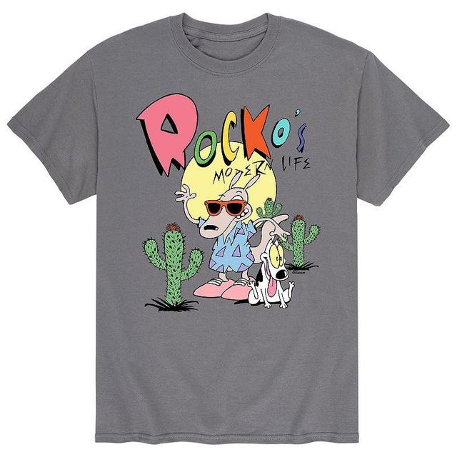 Mens Rockos Modern Life Rocko In The Desert Tee Product Image