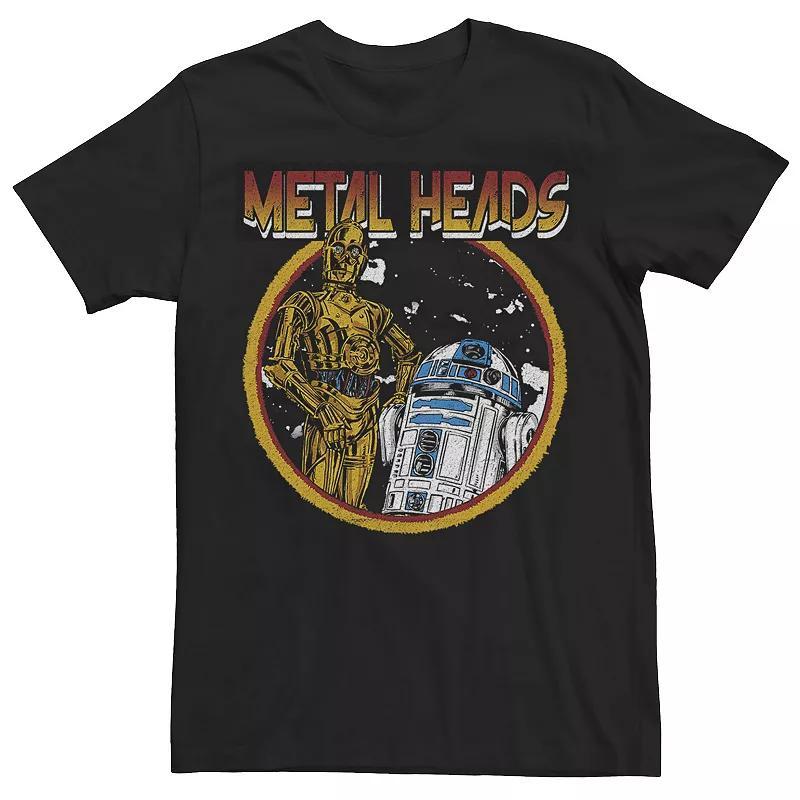 Mens Star Wars Metal Head Droids Tee Product Image