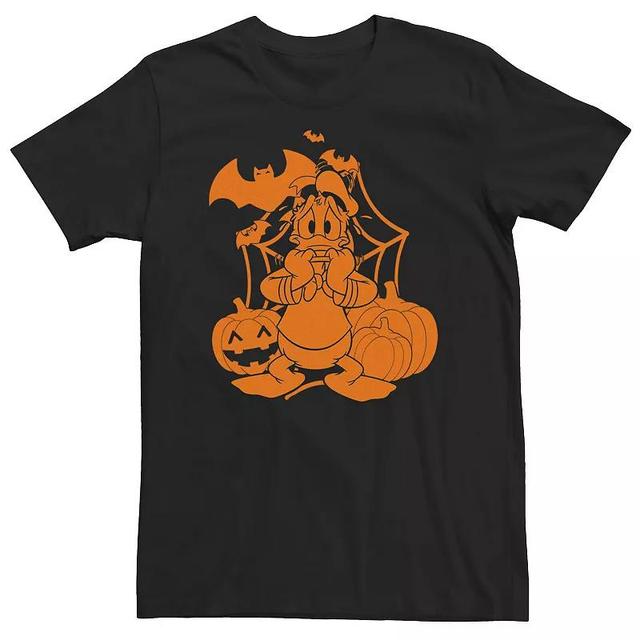 Big & Tall Disney Mickey & Friends Halloween Donald Duck Pumpkins Tee, Mens Product Image