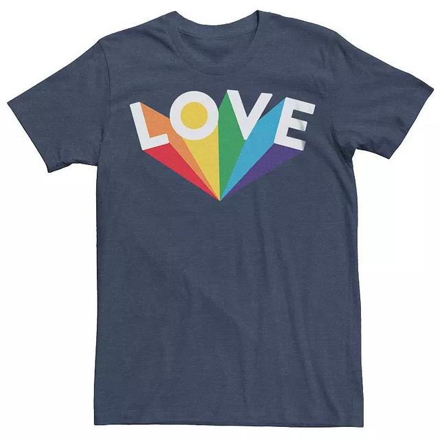 Mens Pride Love Projection Graphic Tee Product Image