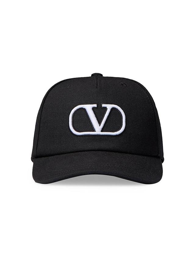 Mens VLogo Signature Cotton Baseball Cap with VLogo Embroidery Product Image