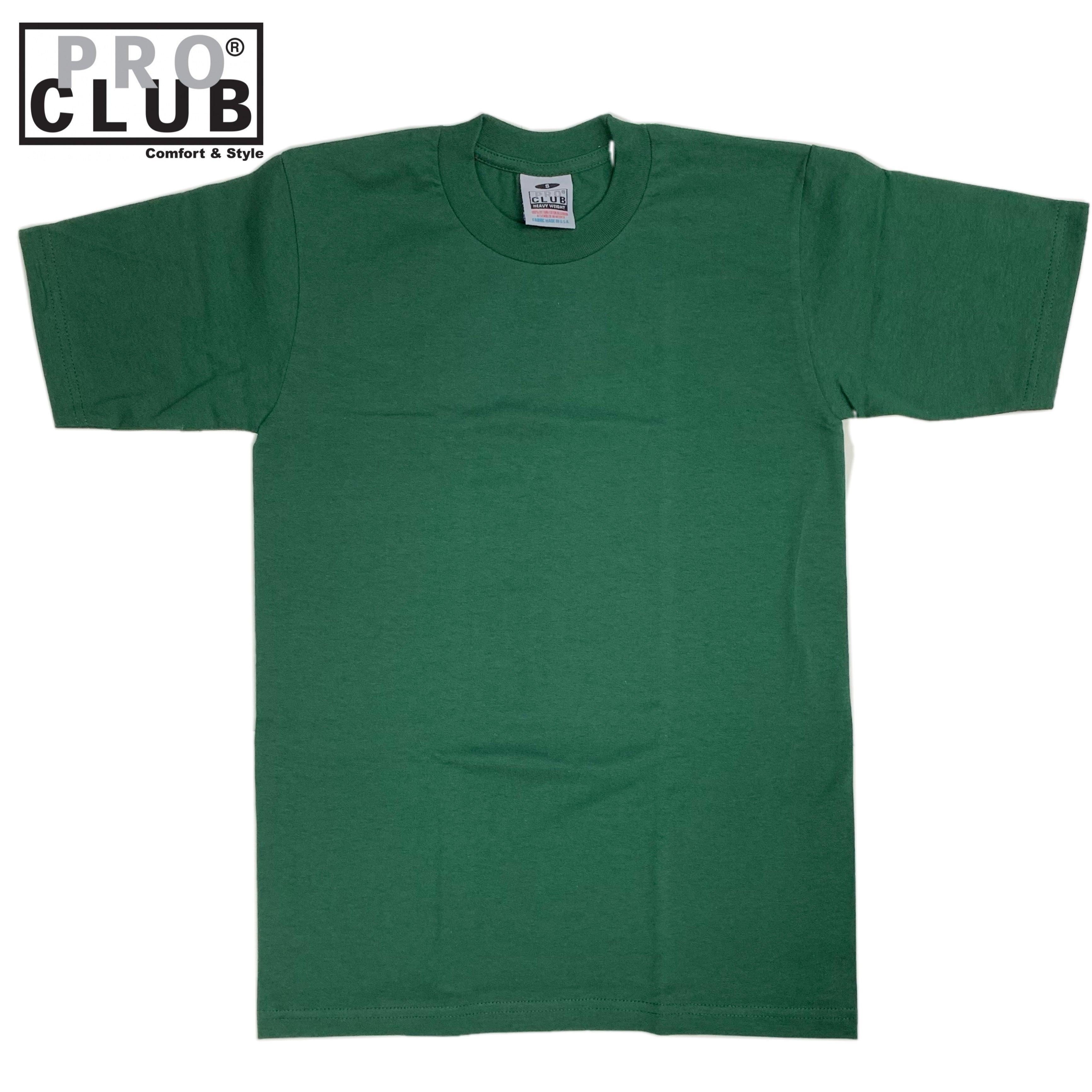 Pro Club Men's Heavyweight Cotton Short Sleeve Crew Neck T-Shirt (More Colors) Male Product Image