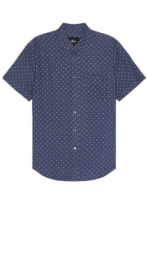 Mens Patterned Button-Down Shirt Product Image