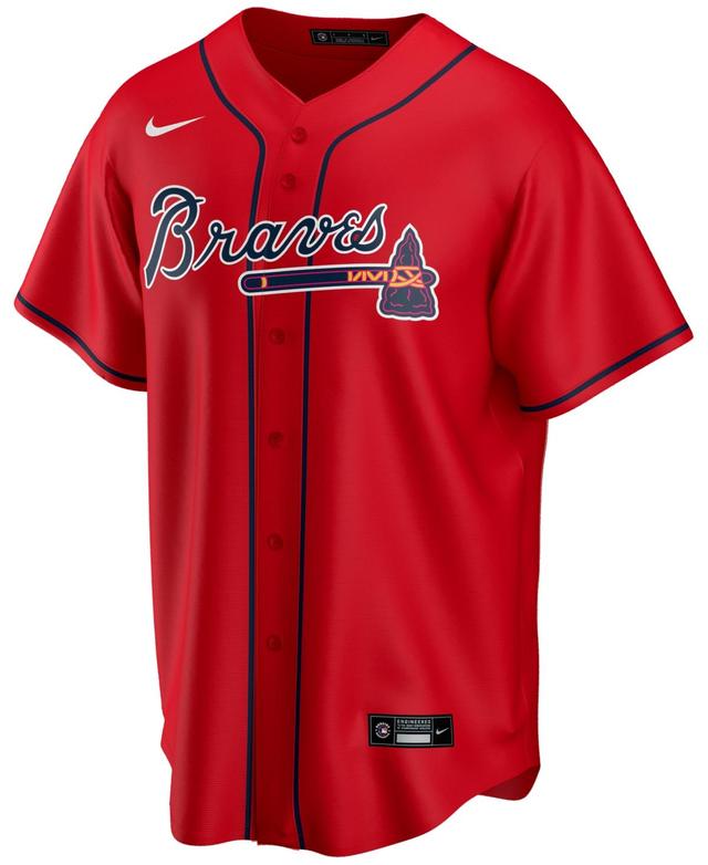 Mens Nike Atlanta Braves Alternate Replica Team Jersey Product Image