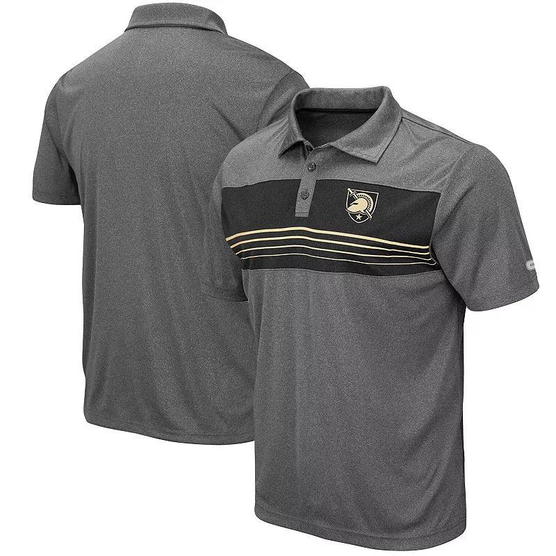 Mens Colosseum Heathered Charcoal Gonzaga Bulldogs Smithers Polo Product Image