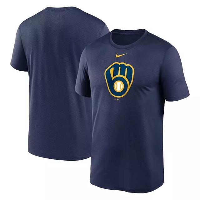 Mens Nike Navy Milwaukee Brewers New Legend Logo T-shirt Product Image