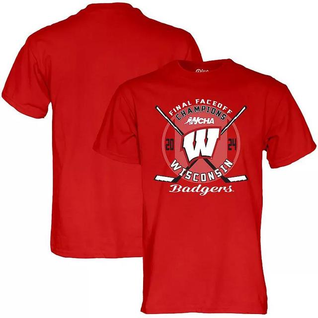 Unisex Blue 84 Wisconsin Badgers 2024 WCHA Womens Hockey Conference Tournament Champions T-Shirt, Adult Unisex Product Image