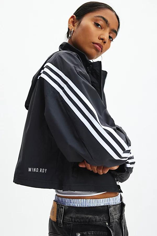 adidas Future Icons 3-Stripe Windbreaker Jacket Womens at Urban Outfitters product image